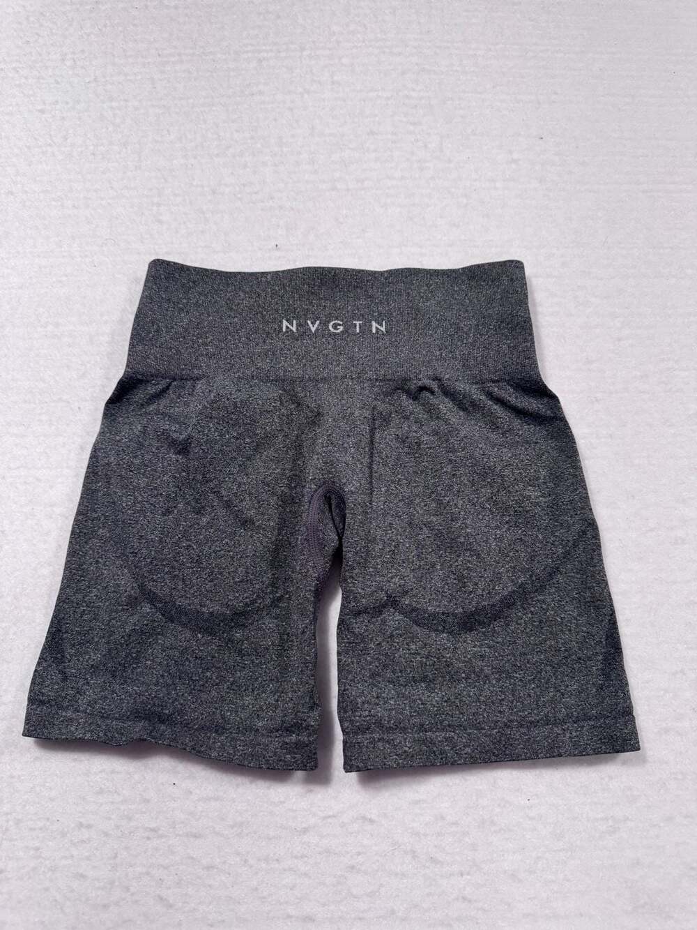 NVGTN Contour Seamless Biker Shorts Dark Gray Speckled XS